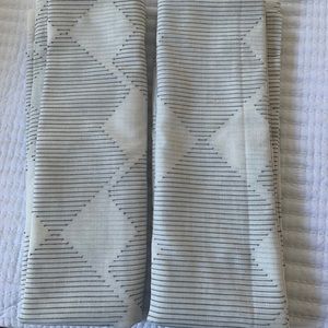 2 Panels- 84” Threshold Curtains with Pattern